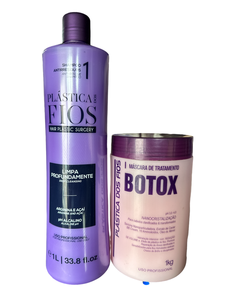 Plastic Hair Kit Detox Shampoo & Hair Btox