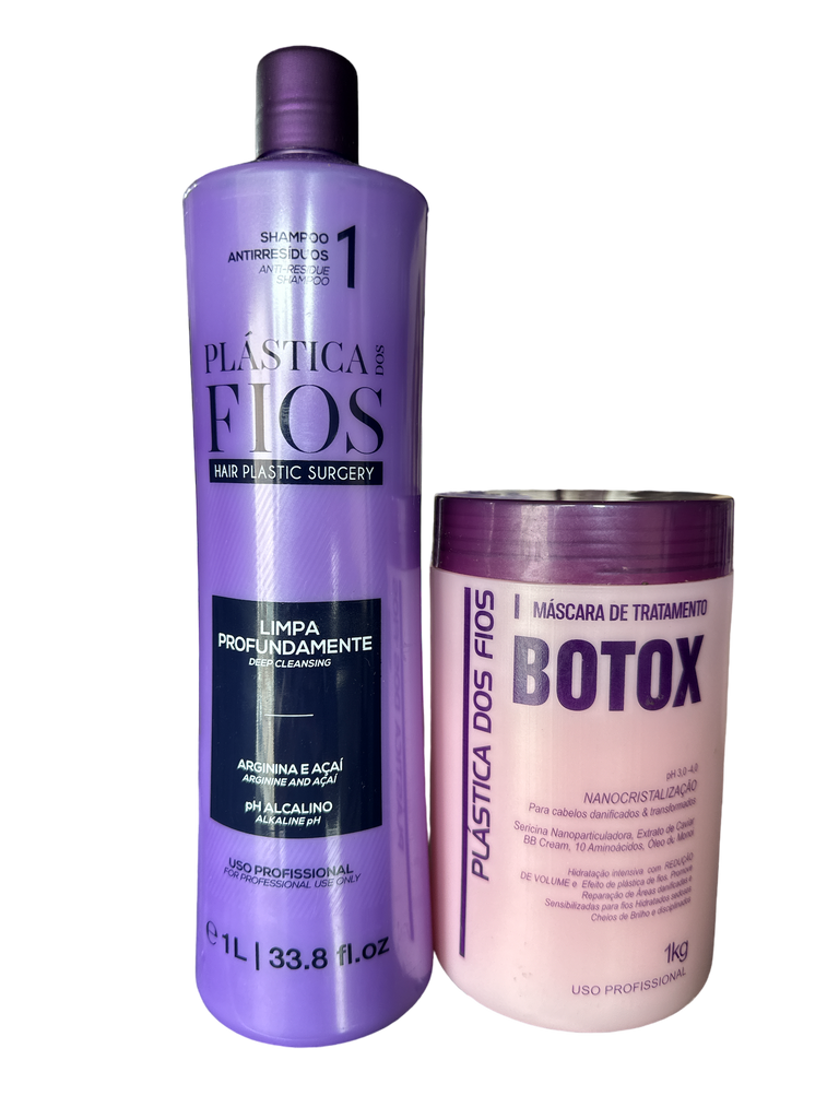 Plastic Hair Kit Detox Shampoo & Hair Btox