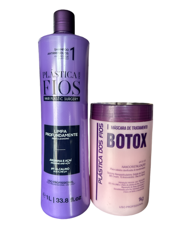Plastic Hair Kit Detox Shampoo & Hair Btox