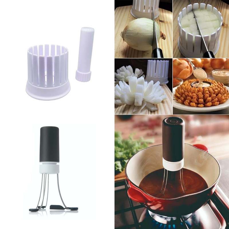 Kit Soporte Rebanador Cebolla + Amasadora Liviana