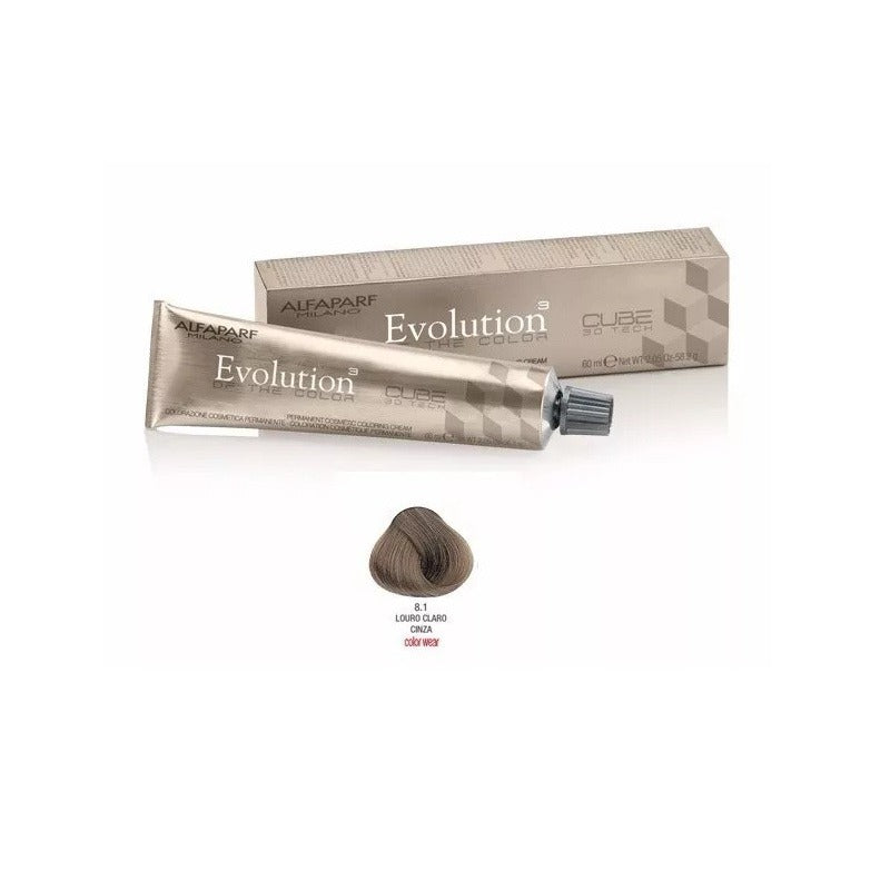 Pintura Evolution 60ml de Alfaparf Color Three 8.1 y Three 8.0