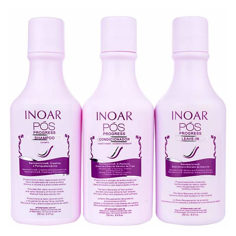 Inoar Progressive Post Kit (3 Products) 3x250ml