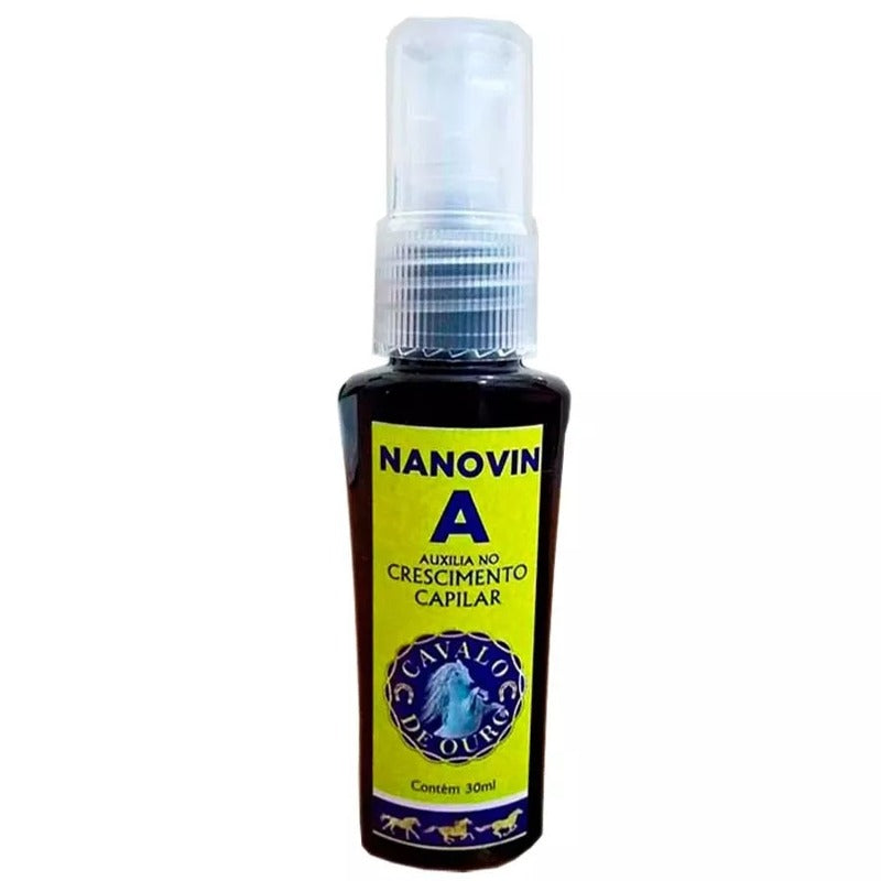 Nanovin A - Crecimiento del pelo de caballo dorado 30ml