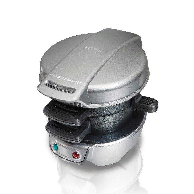 Sandwichera Multiusos 2 Platos Hamilton Beach 110v 25475