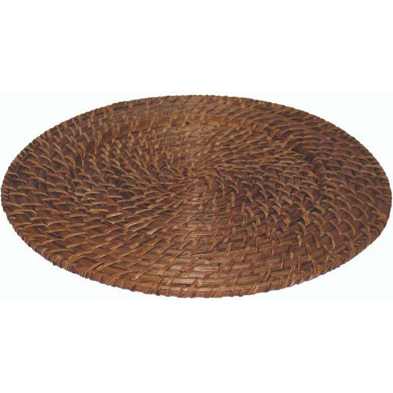 Kit Con 50 Piezas Sousplat Rattan Redondo 33 cm Vietnam