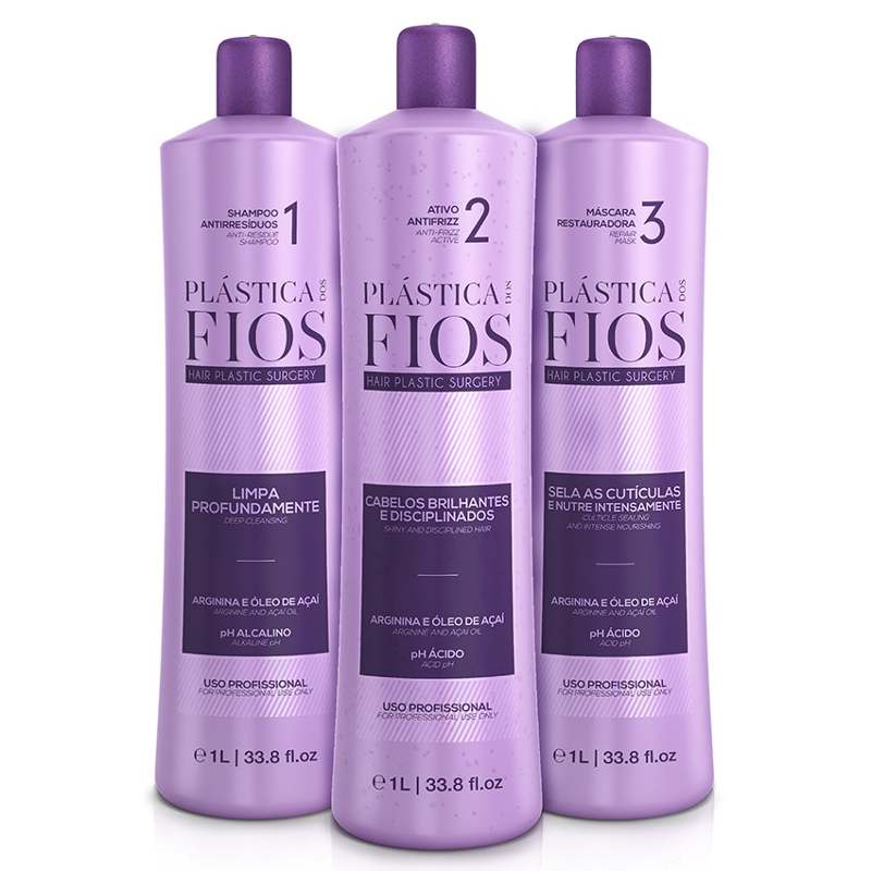 Cadiveu Hair Plastic Thermal Sealing, Shampoo and Hydration Mask