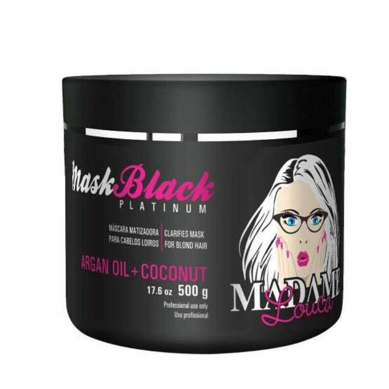 Madame Louca Máscara de Pestañas Tinte Negro 500g