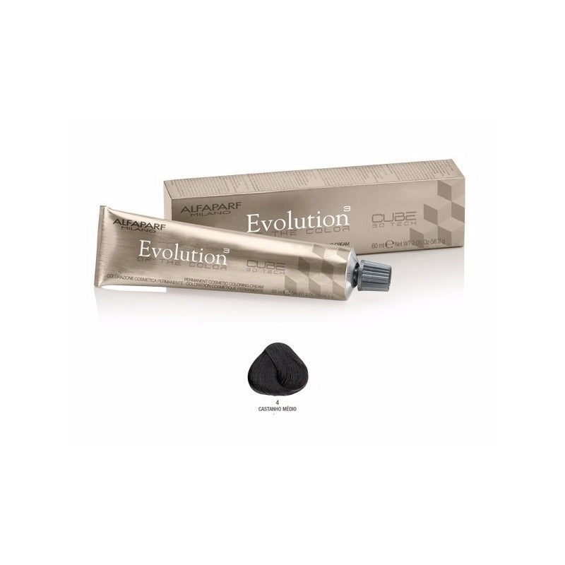 Kit Pintura 3d Evolution Color 60ml Alfaparf Nº 4.0 + Ox 90ml