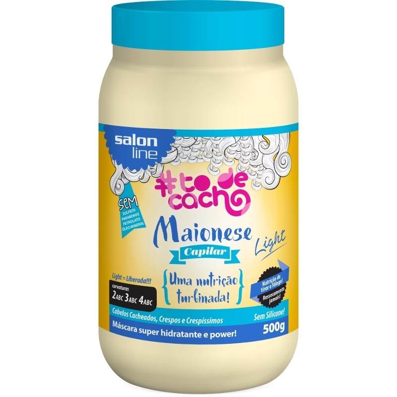 Salon Line #todecacho Maionese Capilar Light - Nutrição 500g