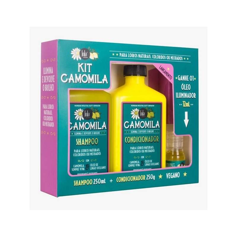 Lola Kit Camomila Champú + Acondicionador + Aceite Iluminador