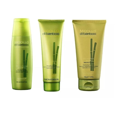 Midollo Di Bamboo Kit Shampoo + Mask + Styling Cream