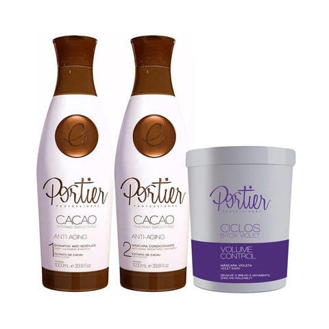Portier Cocoa Progressive Brush Kit + Botox Portier Cycles