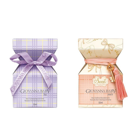 Giovanna Baby Lilac And Peach Cologne Deo Kit 50ml Each