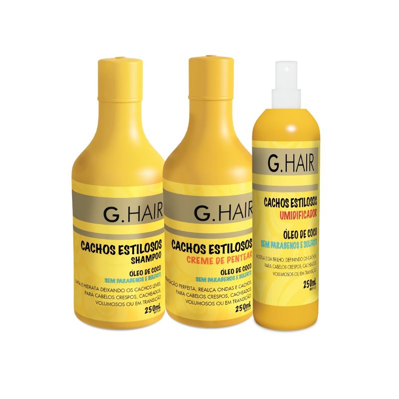 G Hair Kit Stylish Curls (3 Products 250ml)