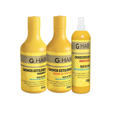 G Hair Kit Cachos Estilosos (3 Produtos 250ml)