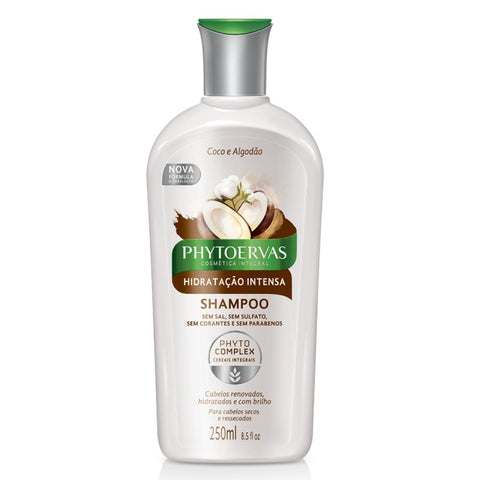 Phytoervas Intense Hydration Shampoo with Coconut and Cotton