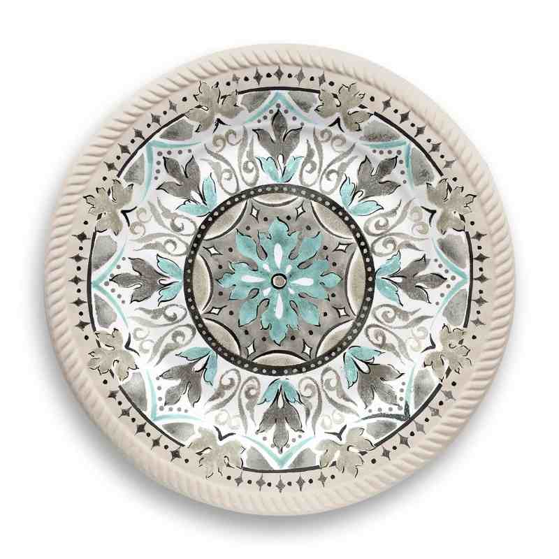 Tarhong Melamine Dinner Plate Colorful Thick Mold