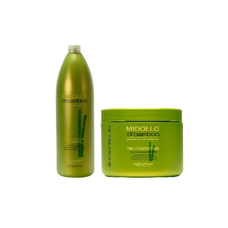 Midollo Di Bamboo Pro Concentrate Shampoo And Mask