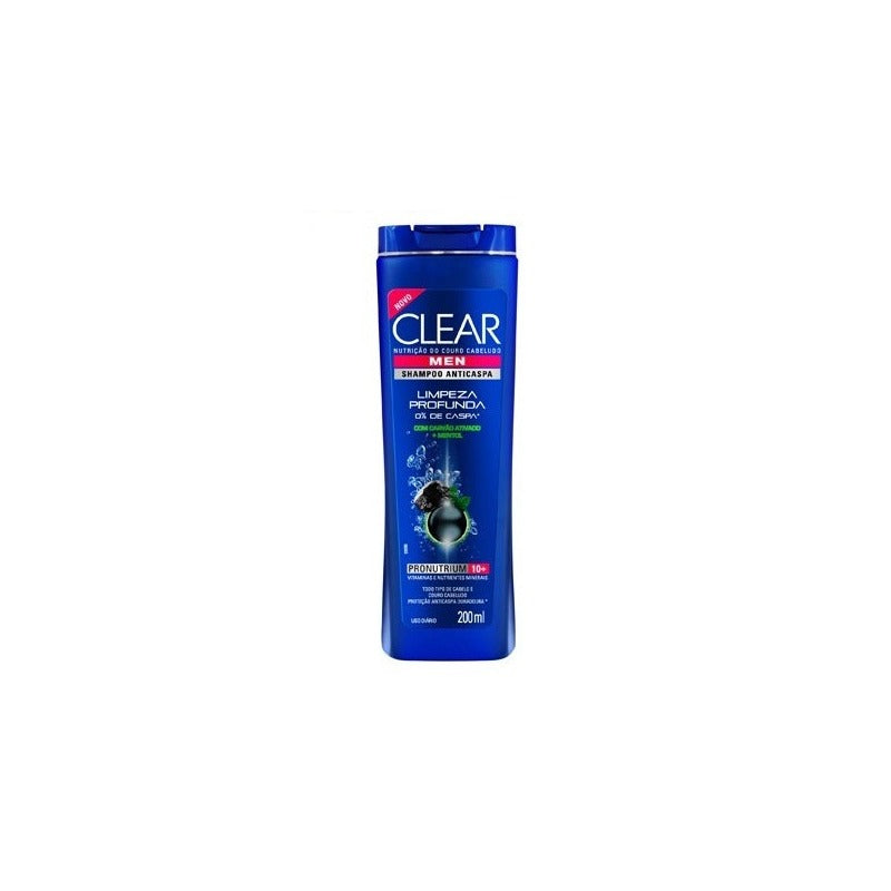 Shampoo Limpeza Profunda Clear Men Anticaspa 200ml