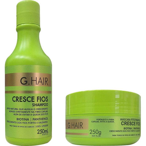 G Hair Kit Cresce Fios Shampoo 250ml + Máscara 250g