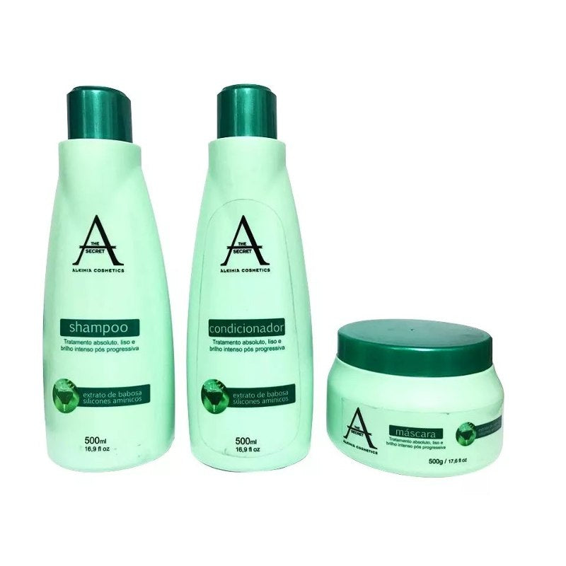 Kit Tratamento Babosa 500ml - Alkimia Cosmetics