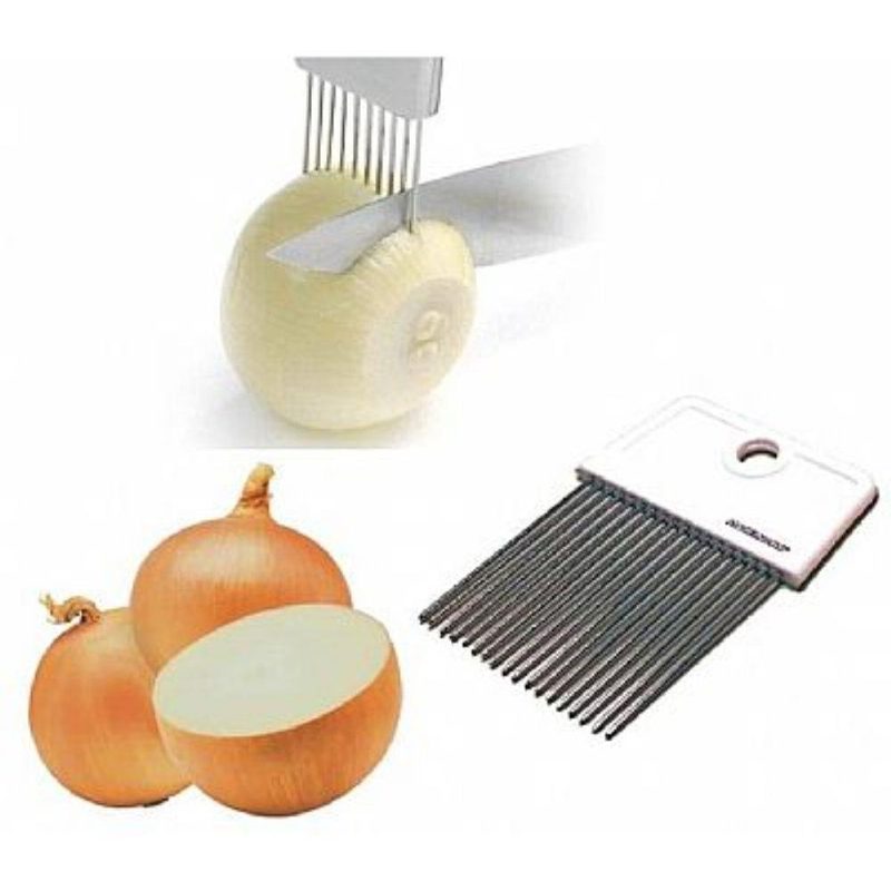 Fackelmann Stainless Steel Onion and Food Slicing Holder