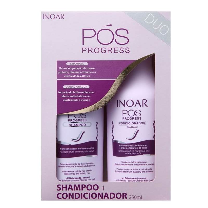 Inoar Post Progress Duo Kit Champú 250ml Acondicionador 250ml