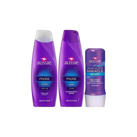 Aussie Kit Shampoo Conditioner Moist Mask 