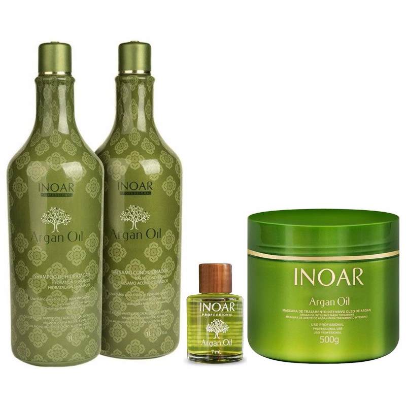 Inoar Argan Oil System Treatment Kit