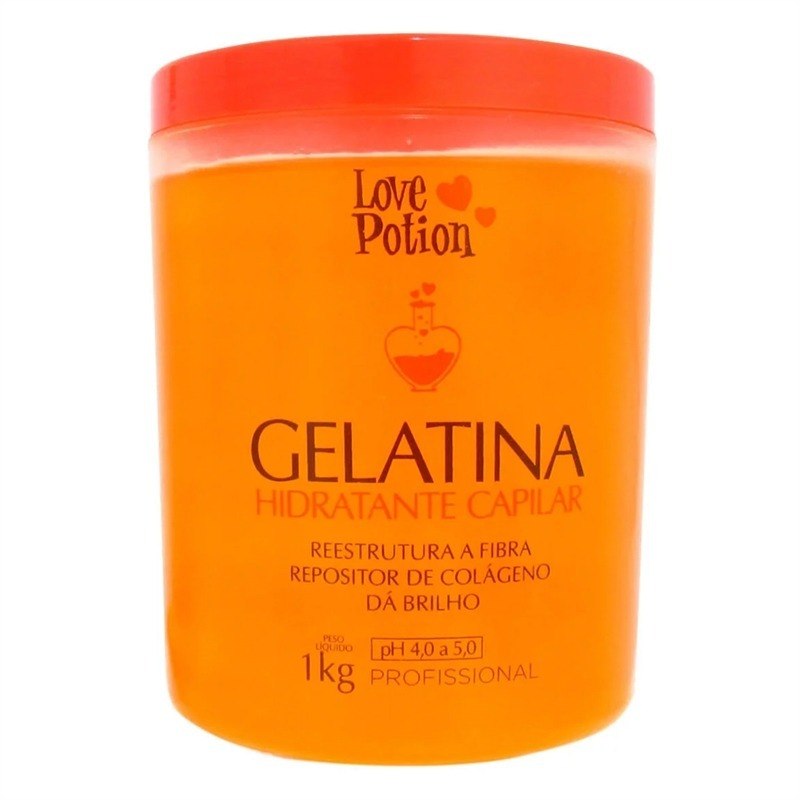 Love Potion Hair Moisturizing Gelatin 1kg + Gift