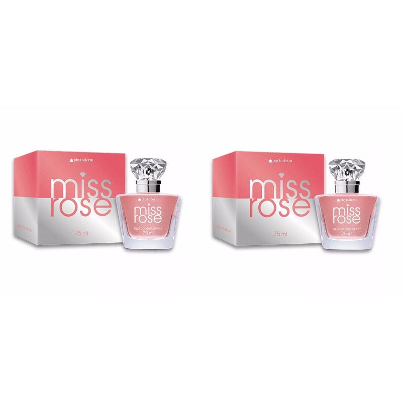 Miss Rose Deo Cologne Kit 2x75ml Phytoderm