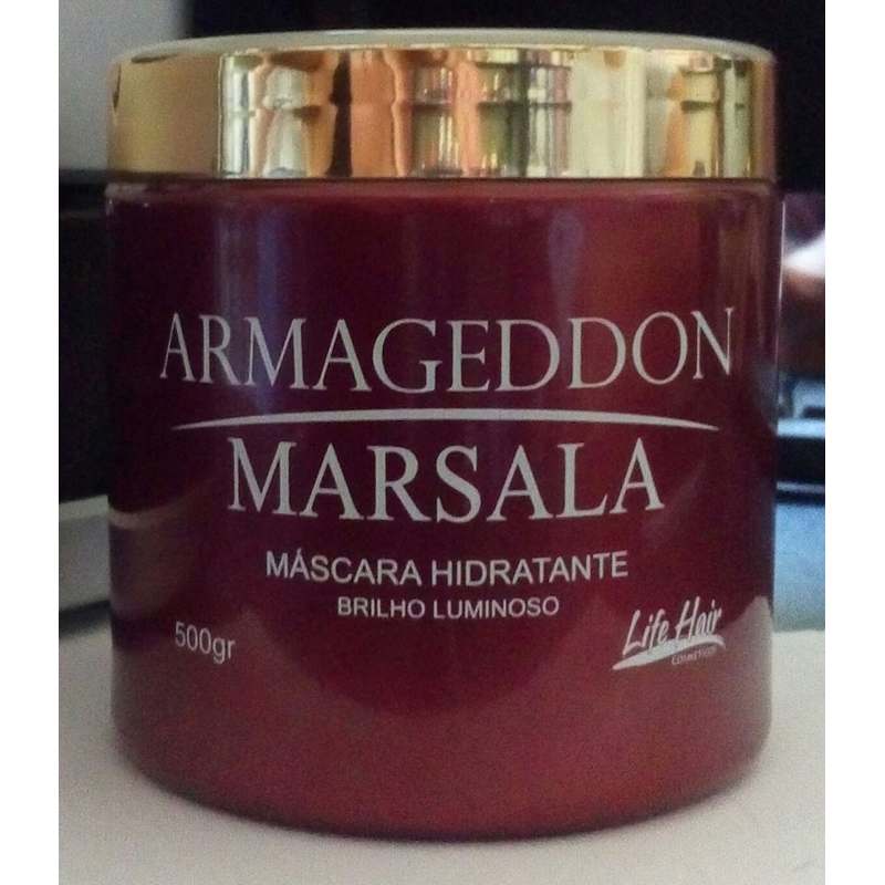 Armageddon Marsala 500gr Life Mascarilla Colorante Para El Cabello