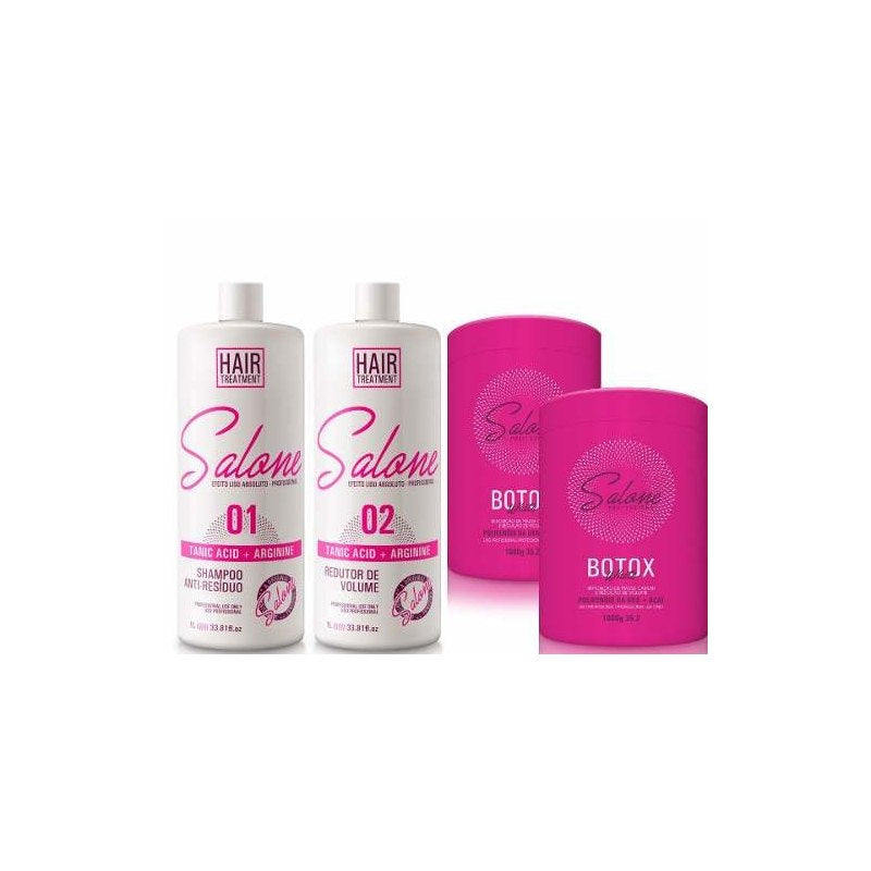 Salone Kit Cepillo Progresivo + 2 Botox Blanco 1kg + Regalo 