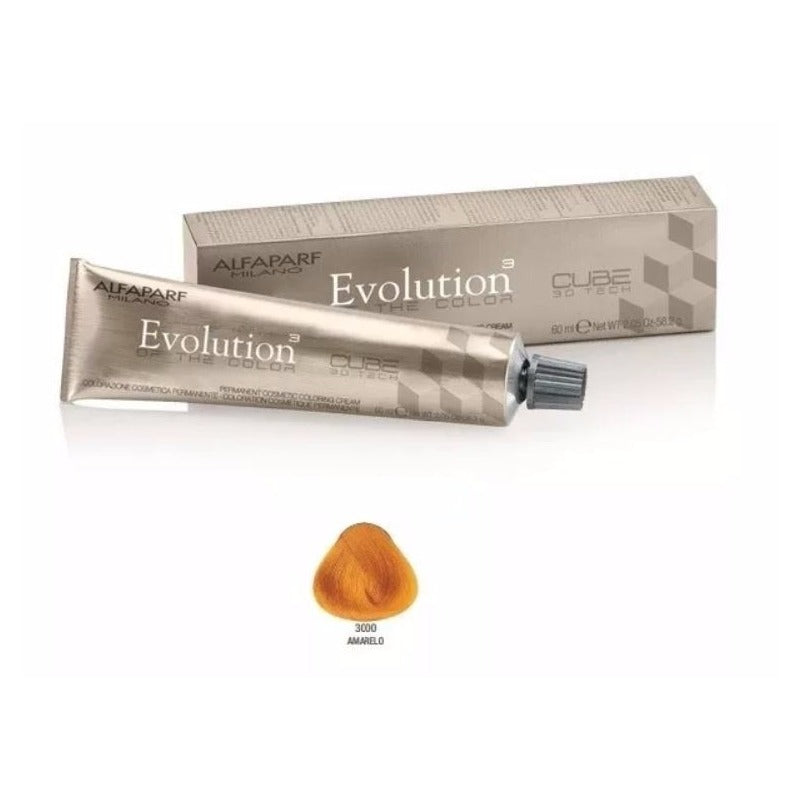 Evolution Paint Kit 60ml Alfaparf 3000 Yellow + Ox 90ml