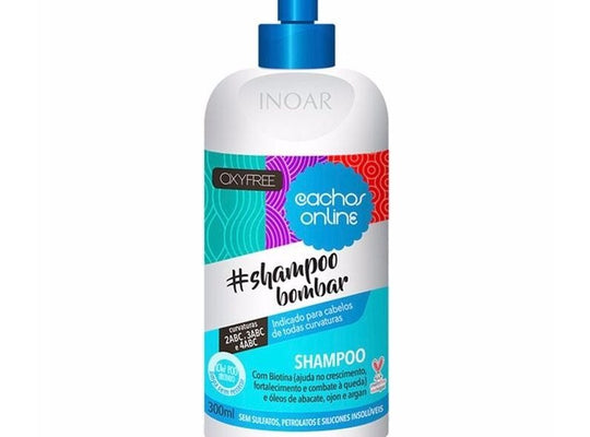 Inoar Oxyfree Cachos Online #shampoo Bombar - Champú 300ml