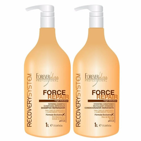 Forever Liss Force Repair Shampoo + Conditioner Kit 2x1l