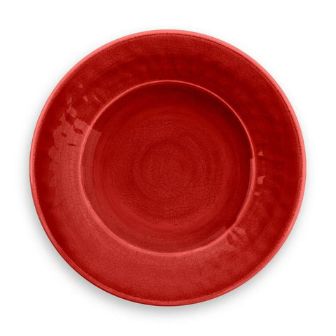 Kit 4 Tarhong Melamine Dessert Plate Red 22cm