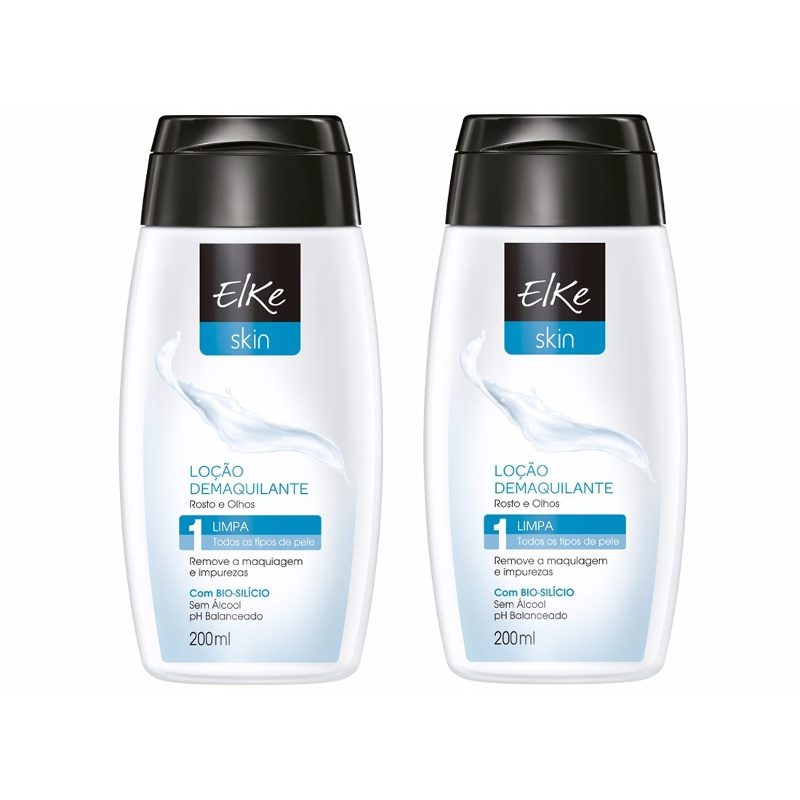 Elke Skin Kit Face and Eye Makeup Remover Lotion 2x200ml