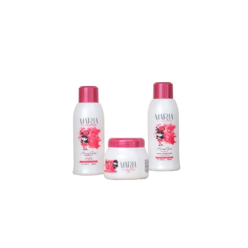 Kit Manutenção Maria Escandalosa Shampoo +condic+ Máscara