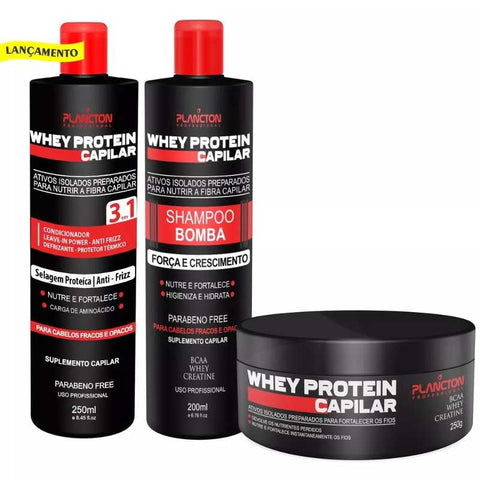 Plankton Whey Protein Hair Kit 3 Steps