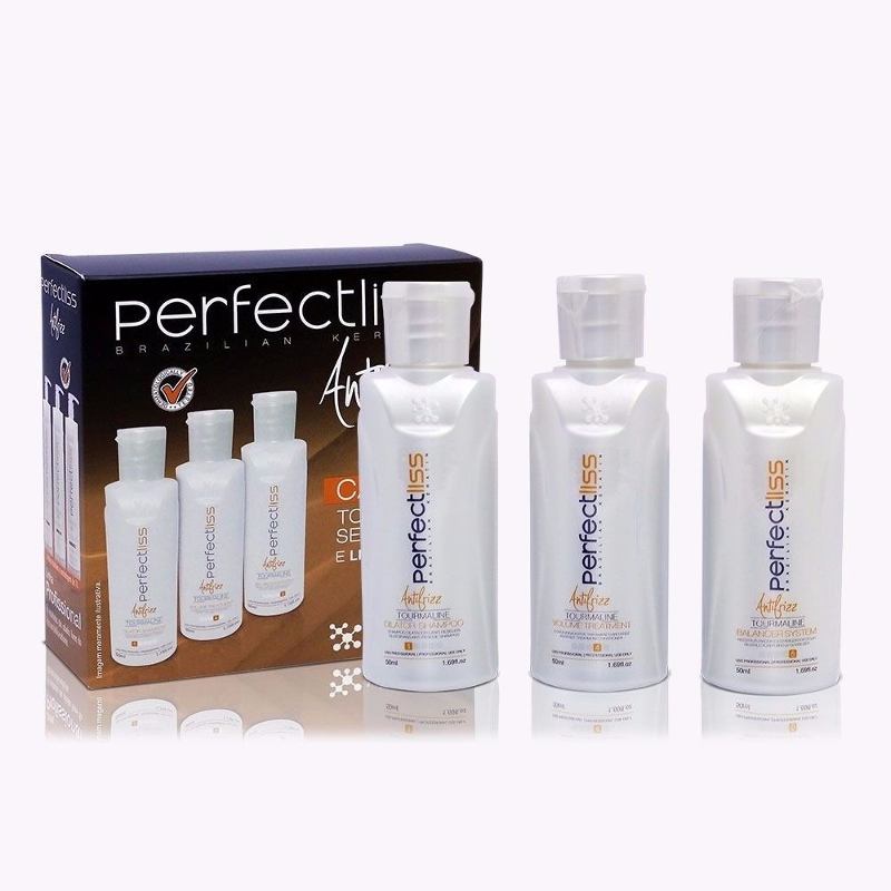 Mini Kit Escova Progressiva Perfect Liss Turmalina + Brinde