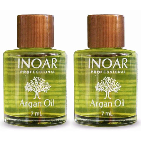 Inoar Argan Oil System Kit Serum Aceite De Argán 2x7ml