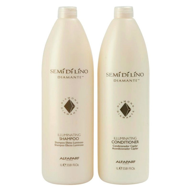 Alfaparf Shampoo + Conditioner Kit Semi Di Lino Diamante