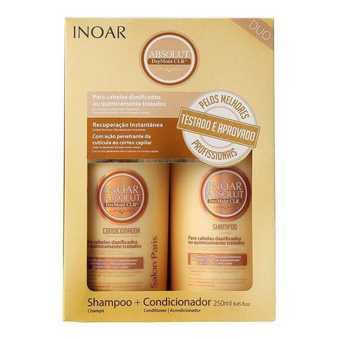 Inoar Absolut Daymoist Clr Shampoo 250ml Conditioner 250ml