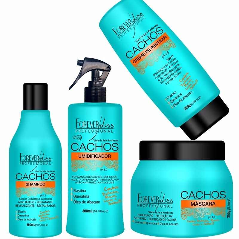 Kit Forever Liss Cachos ( 4 Produtos )