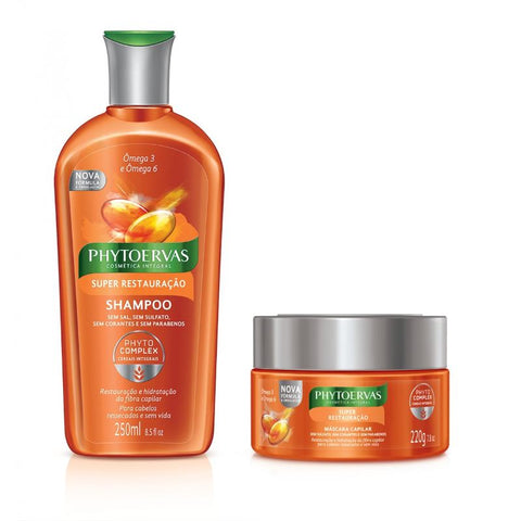 Phytoervas Shampoo + Mask Super Restoration Omega 3 And 6