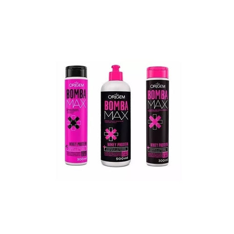 Nazca Origem Shampoo Conditioner And Combing Cream Max Bomba