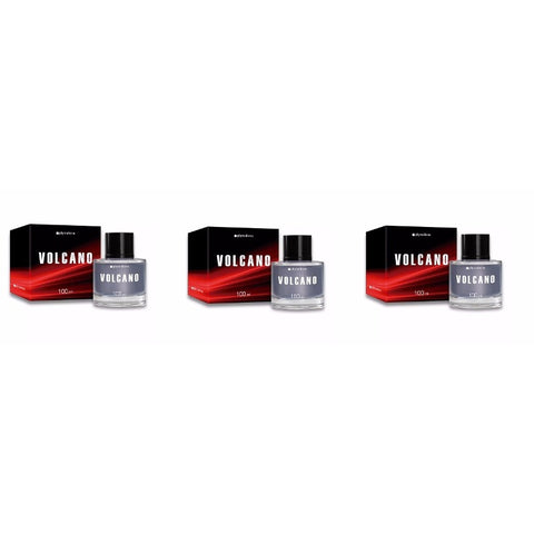 Kit With Three Units Volcano Deo Cologne 100ml Phytoderm