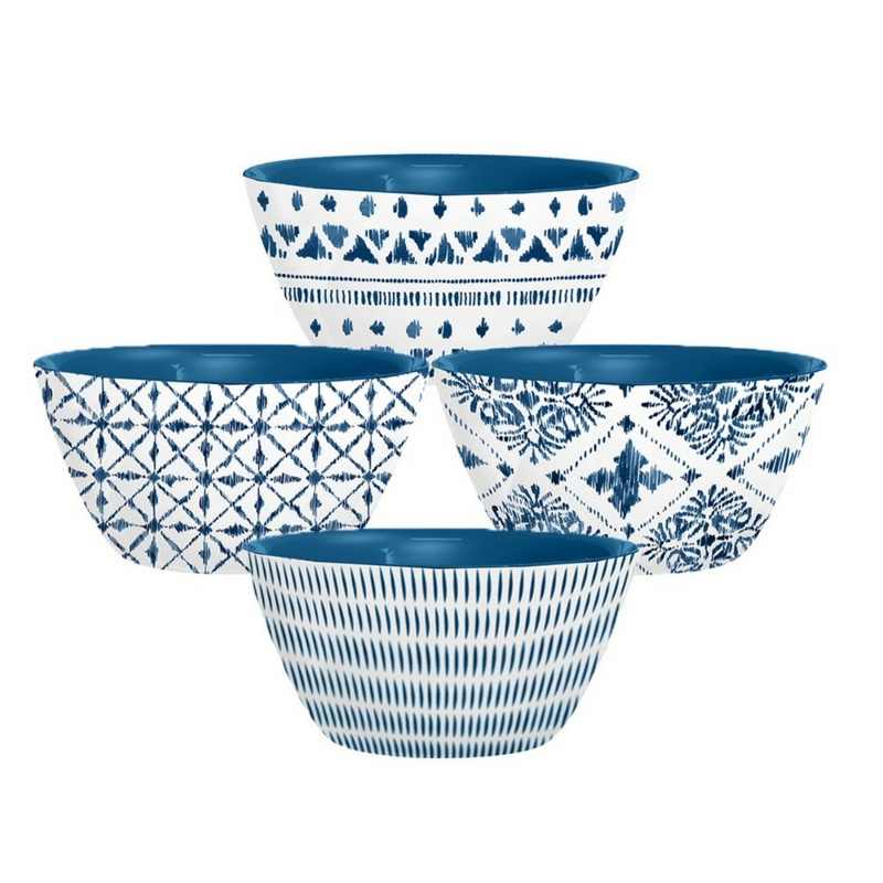 Kit 4 Tarhong Round Melamine Bowls 10cm Indochina Line