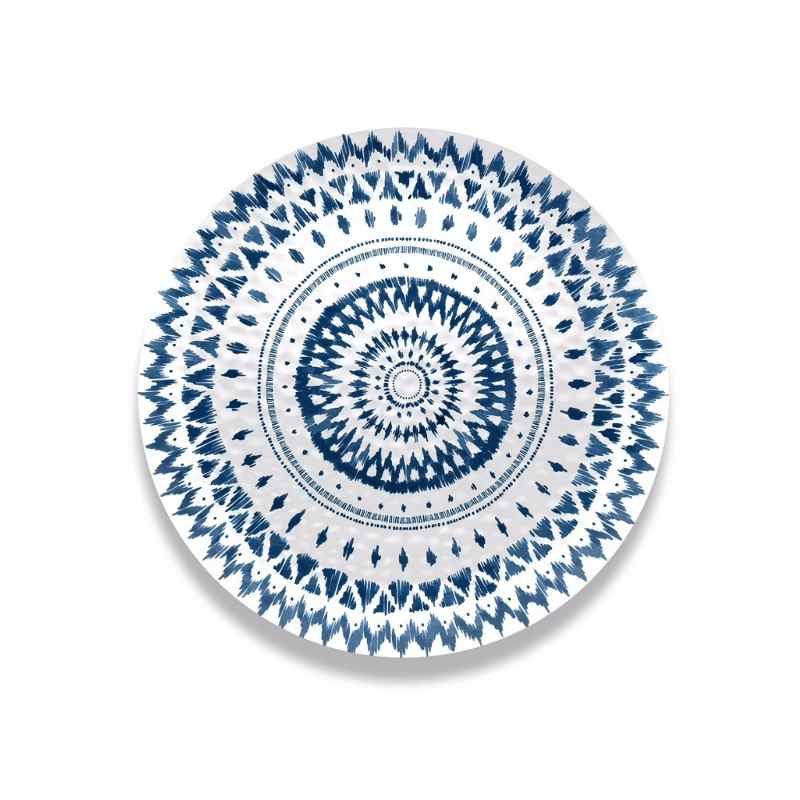 Round Platter Tarhong Indochina Line 46cm Blue And White